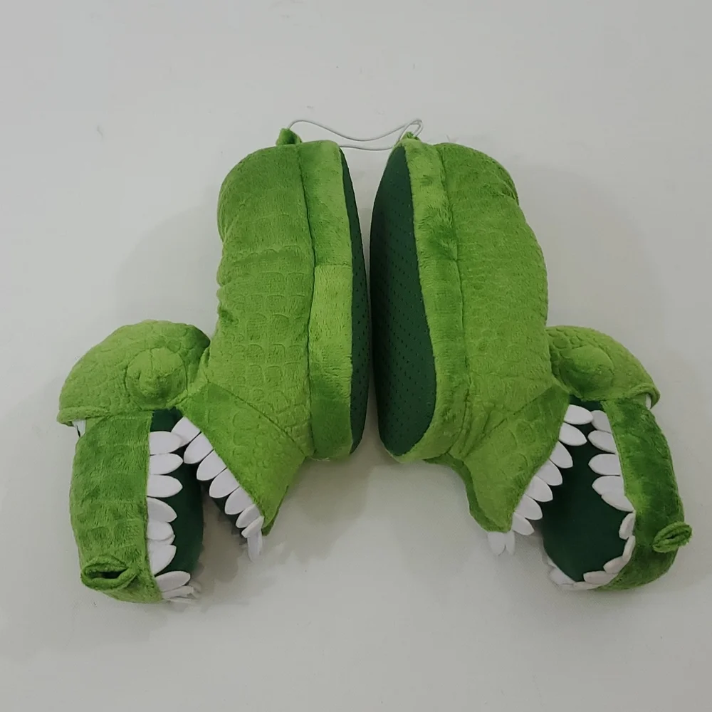 Disney Pixar Rex Dinosaur plush kids slippers US 7/8